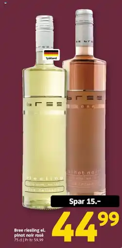 Løvbjerg Bree riesling el. pinot noir rosé tilbud