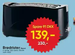 BigDollar Brødrister Havsö tilbud