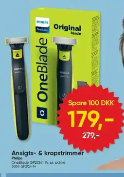 BigDollar PHILIPS Ansigts- & kropstrimmer tilbud