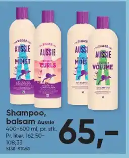 BigDollar AUSSIE Shampoo, balsam tilbud