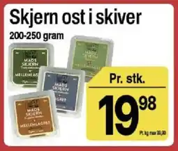 ABC Lavpris Skjern ost i skiver tilbud