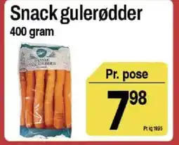 ABC Lavpris Snack gulerødder tilbud