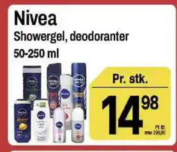 ABC Lavpris Nivea Showergel, deodoranter tilbud