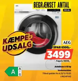 Power AEG Vaskemaskine LR624P14Q tilbud