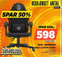 Power Zyrus - gaming stol tilbud
