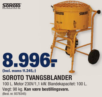 Stark Soroto Tvangsblander 100 L. tilbud