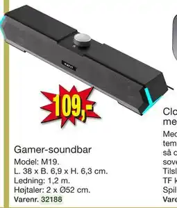 Harald Nyborg Gamer-soundbar tilbud