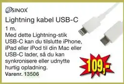 Harald Nyborg Lightning kabel USB-C tilbud