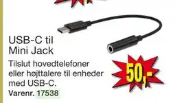 Harald Nyborg USB-C til Mini Jack tilbud