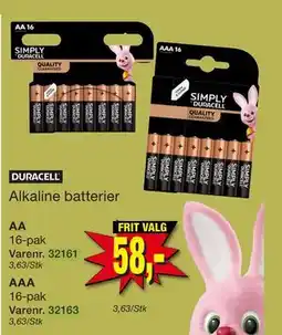 Harald Nyborg Alkaline batterier tilbud