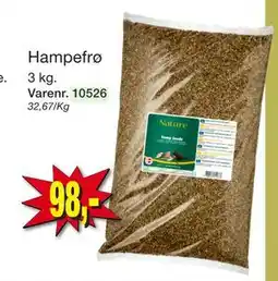 Harald Nyborg Hampefrø tilbud