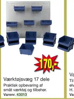 Harald Nyborg Værktøjsvæg 17 dele tilbud