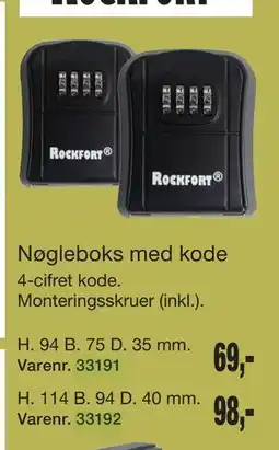 Harald Nyborg Nøgleboks med kode tilbud