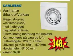 Harald Nyborg Ventilator Silence/Vulkan tilbud