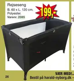 Harald Nyborg Rejseseng tilbud