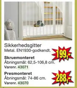 Harald Nyborg Sikkerhedsgitter tilbud