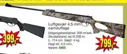 Harald Nyborg Luftgevær 4,5 mm camouflage tilbud