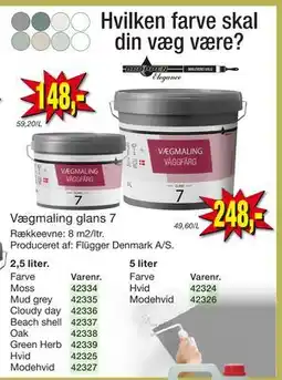 Harald Nyborg Vægmaling glans 7 tilbud