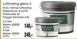 Harald Nyborg Loftmaling glans 3 tilbud