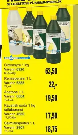 Harald Nyborg Salmiakspiritus 1 L tilbud
