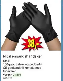 Harald Nyborg Nitril engangshandsker tilbud