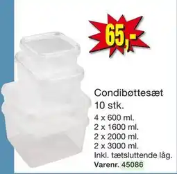 Harald Nyborg Condibøttesæt 10 stk tilbud