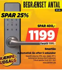 Power Smartlås HGSLENTRYLAN tilbud