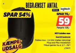 Power M171 trådløs mus LTM171 tilbud