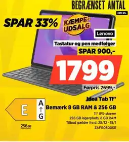Power Lenovo Idea Tab 11" ZAFRO300SE tilbud