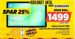 Power SAMSUNG Galaxy Tab A11+ WIFI SMX230NZAREUB tilbud
