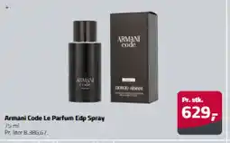 Fleggaard Armani Code Le Parfum Edp Spray tilbud