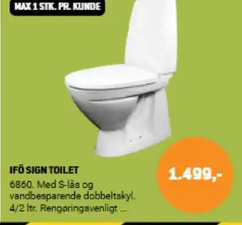 Ifö sign toilet