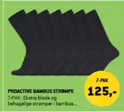 XL-BYG Proactive bambus strømpe tilbud
