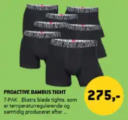 XL-BYG Proactive bambus tight tilbud