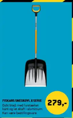 XL-BYG Fiskars sneskovl x serie tilbud