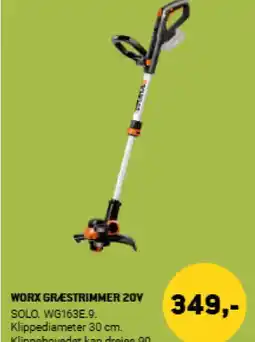 XL-BYG Worx grestrimmer 20v tilbud