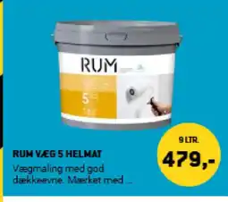 XL-BYG Rum væg 5 helmat tilbud