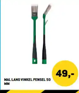 XL-BYG Mal lang vinkel pensel 50 mm tilbud
