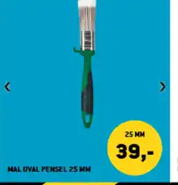 XL-BYG Mal oval pensel 25 mm tilbud