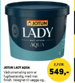 XL-BYG Jotun lady aqua tilbud