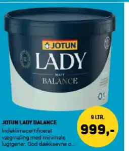 XL-BYG Jotun lady balance tilbud
