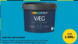 XL-BYG Dyrup væg 5 mat & vaskbar tilbud