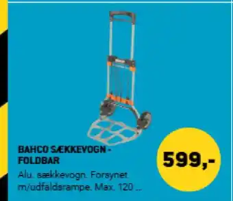 XL-BYG Bahco sækkevogn- foldbar tilbud