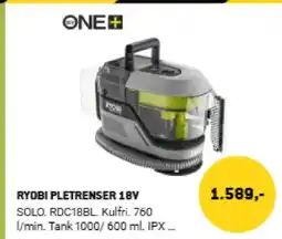 XL-BYG One+ ryobi pletrenser 18v tilbud