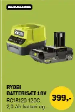 XL-BYG Ryobi batteriset 18v tilbud
