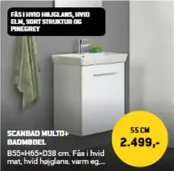XL-BYG Scanbad multo+ badmøbel tilbud