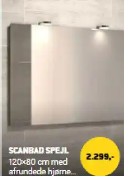 XL-BYG Scanbad spejl tilbud