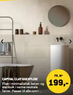 XL-BYG Capital clay gulvflise tilbud