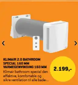 XL-BYG Klimair 2.0 bathroom special 160 mm tilbud