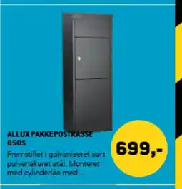 XL-BYG Allux pakkepostkasse 6505 tilbud